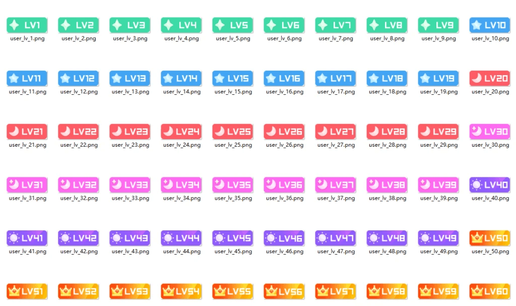图片[5]-最全的用户等级与vip图标素材合集-苏晨博客