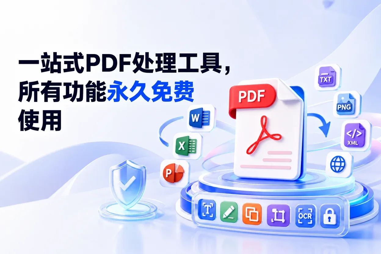 一站式PDF处理工具，所有功能永久免费使用-苏晨拾光